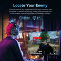 Baseus GH02 Wireless Gaming Headsets with Mic Headphones Bluetooth 5.3 40mm Driver 2.4G/Wireless/Cable RGB Overhead Headphone