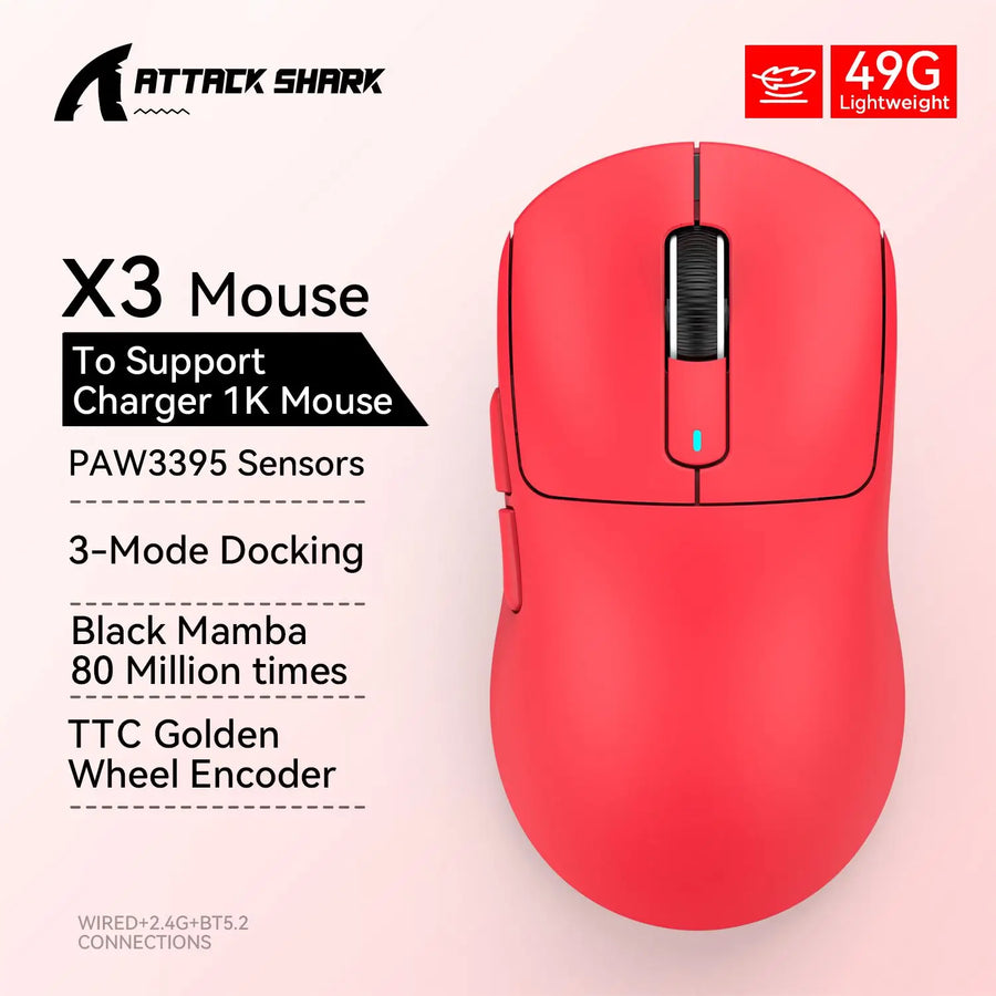 Attack Shark X3 Wireless Gaming Mouse