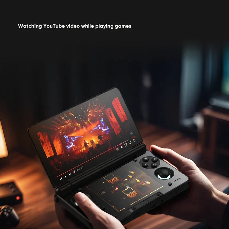 AYN Thor 6'' OLED Dual Screen Gaming Handheld Qualcomm Snapdragon CPU Android13 6000mAh Battery Hall Stick Game Console