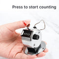 4-Digit Hand Tally Counter, Easy to Use – Manual Clicker for Golf Training & Counting, Mini Digital Mechanical Device