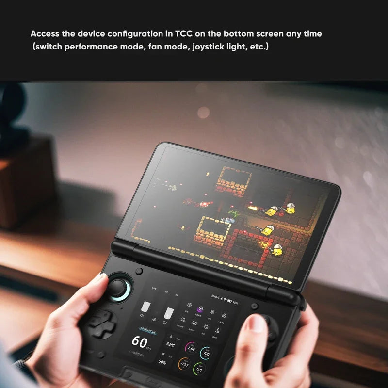 AYN Thor 6'' OLED Dual Screen Gaming Handheld Qualcomm Snapdragon CPU Android13 6000mAh Battery Hall Stick Game Console