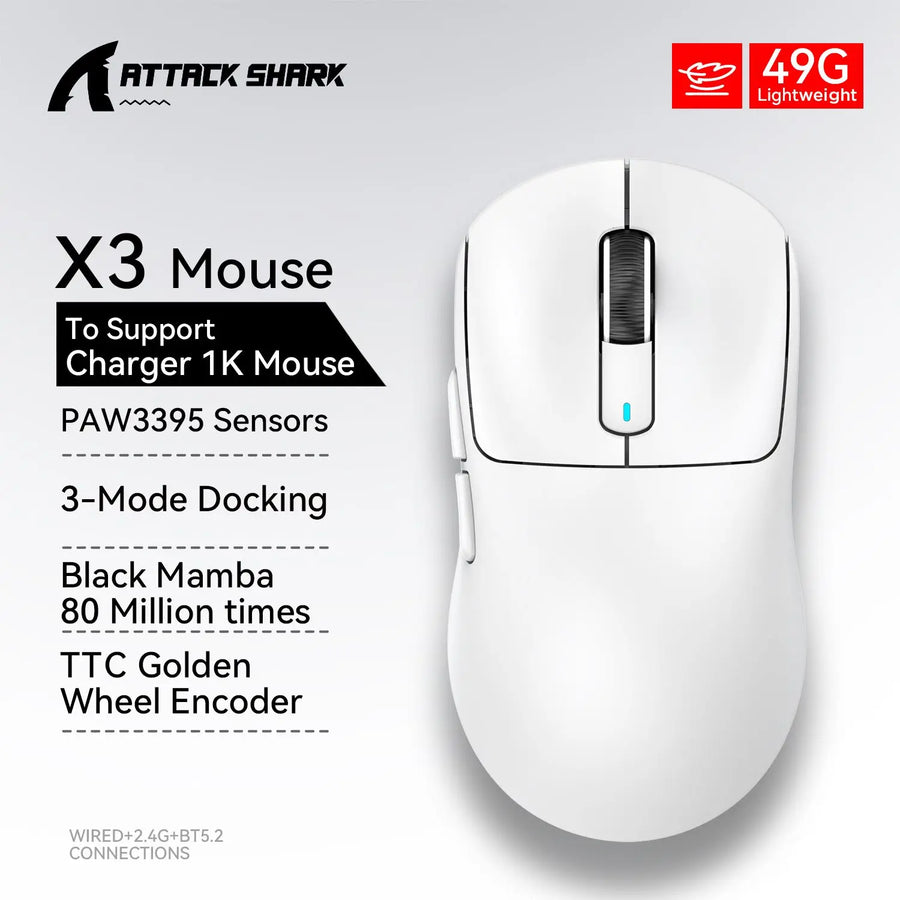 Attack Shark X3 Wireless Gaming Mouse