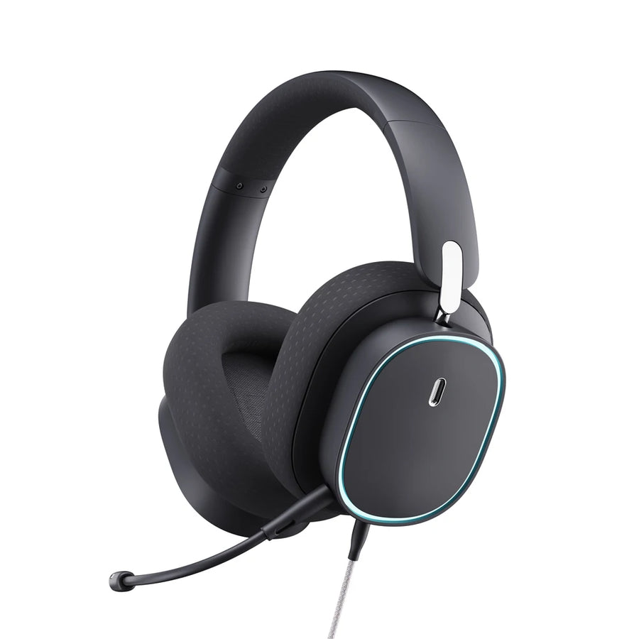 Baseus GH02 Wireless Gaming Headsets with Mic Headphones Bluetooth 5.3 40mm Driver 2.4G/Wireless/Cable RGB Overhead Headphone